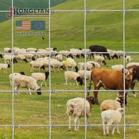 Malla de Alambre Galvanizada Personalizada de Fábrica China para Cercas de Ganado, Caballos y Cabras en Granjas y Campos