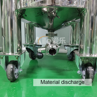 Réservoir de stockage sanitaire polyvalent en acier inoxydable 100L 200L – Conteneur non scellé à vendre