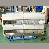 Vitrine chauffante pour burgers KFC et ailes de poulet, en acier inoxydable, pour usage commercial, fabriquée en Chine