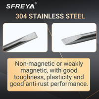 Ciseaux plats en acier inoxydable 304 de qualité industrielle SFREYA OEM ODM