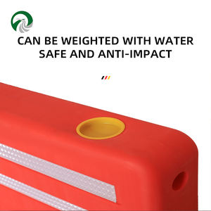 XZL Anti-collisione barriere di sicurezza dell'acqua di sicurezza stradale in plastica barriere riempite d'acqua autostrada isolamento flessibile dighe - Product Image 4
