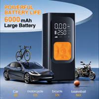 Compresseur d'air sans fil Nexest 150 PSI 120W 2-en-1 avec batterie externe 6000 mAh pour voiture, vente en gros OEM