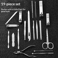 Juego de Manicura de Acero Inoxidable con Múltiples Especificaciones, Kit de Herramientas para el Cuidado de las Uñas en Casa, Juego de Cortaúñas al por Mayor