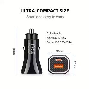 ที่ชาร์จในรถยนต์ USB-C คุณภาพสูง 12w/20w/38w อะแดปเตอร์แปลงไฟ A+C สำหรับโทรศัพท์รุ่น 15 16 - Product Image 4