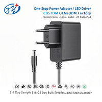 Adaptateurs d'alimentation AC/DC personnalisés en usine 5V 3A 12V 1.5A 12V2A 24V 1A Adaptateur d'alimentation 12V 2A pour prises EU US UK AU