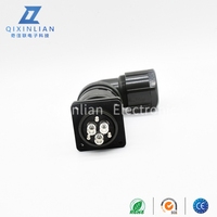 Prise d'alimentation servo MS5015 American Standard à 6 broches, angle droit, connecteur MS3108A 20 17S