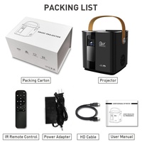 Proyectores Portátiles P12 Más Recientes, 16G, Android 9.0, 4K, 3D, 1080p, Videojuegos Full HD, WiFi 5G, BT4.2