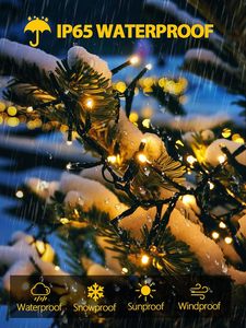 Luces Navideñas de 10m 100 LED, Guirnalda de Luces LED Mini con Cable de Cobre Reforzado, Luces de Navidad para Exteriores - Product Image 5