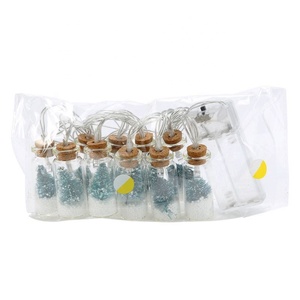 Botella de los deseos LED luces de Navidad Cadena de luces de árbol Modelo de batería Habitación de vacaciones Decoración interior al aire libre Cadena de luz - Product Image 5