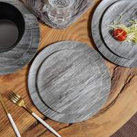 Ensemble de vaisselle en mélamine écologique pour le camping en plein air, designs personnalisés, ensembles de bols et d'assiettes pour usage en restaurant, comprend