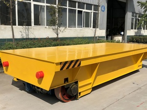 <span class=keywords><strong>20</strong></span> tonnes de ligne de chariot chariot chariot à plat 10t chariot à fil alimentation électrique chariot de transfert de voie - Product Image 3