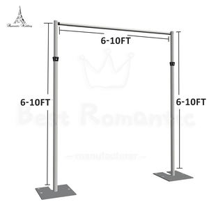 Adjustable Wholesale Wedding Pipe and Drape Kit <b>Backdrop</b> Stand for Wedding Event <b>Party</b> - Product Image 2