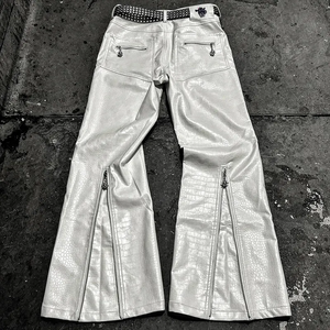 <span class=keywords><strong>Pantaloni</strong></span> della tuta all'ingrosso <span class=keywords><strong>pantaloni</strong></span> di pelle aggiunti da <span class=keywords><strong>uomo</strong></span> in <span class=keywords><strong>velluto</strong></span> stile retrò <span class=keywords><strong>pantaloni</strong></span> larghi antivento - Product Image 2