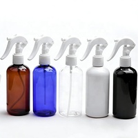 Flacon pulvérisateur rond en PET de 250 ml (8 oz) avec pompe personnalisée pour les soins personnels et l'emballage cosmétique