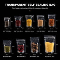 Stock en gros de sachets doypack transparents, sachets doypack debout recyclables, emballage alimentaire en plastique pour le thé matcha