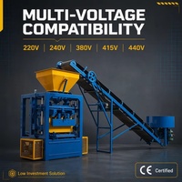 Offre Spéciale : Machine semi-automatique QT4-24 pour la fabrication de blocs de béton creux et de briques, idéale pour l'Afrique