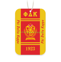 Désodorisant de voiture Phi Beta Sigma, promotionnel, vente en gros, sororité, logo personnalisé, désodorisant de voiture carré personnalisé