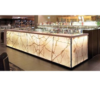 Bar à vin, de luxe, surface solide, comptoir de bar à jus, à vendre,