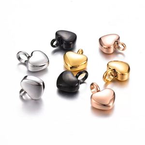 Kalung liontin abu jenazah berbahan stainless steel, gaya Bohemia Kristen, berbentuk hati, dengan jejak kaki anjing, untuk anjing & kucing, juga untuk anak-anak. - Product Image 3