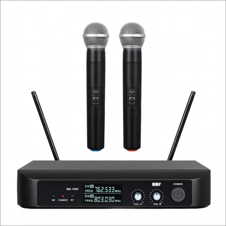 Penjualan terlaris mikrofon nirkabel untuk panggung dengan harga rendah mikrofon nirkabel untuk Pc
