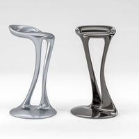 Nouveautés, design nordique, chaises de bar créatives en FRP, tabourets hauts modernes de luxe pour bar, hôtel, salon, chambre à coucher, décoration