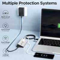 SYONG Hub USB-C 8-en-1 - 10 Gbps USB 3.2 Gen 2, 4*USB-A, 2*USB-C, Lecteur de Cartes SD/TF, Adaptateur USB-C/USB-A Haute Vitesse, Boîtier en Aluminium