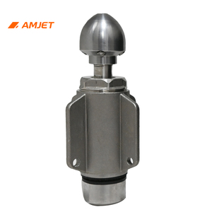 Buse <span class=keywords><strong>Tornado</strong></span> AMJET 3/4'' 300 bars, buse haute pression pour nettoyage de canalisations commerciales, équipement de débouchage de canalisations - Product Image 6