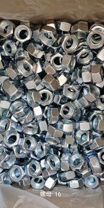 M6 M8 M10 M12 M14 <span class=keywords><strong>M16</strong></span> M18 M20 M22 M24 kẽm 6 hình lục giác metric hạt carbon thép 8.8 Đen lục giác <span class=keywords><strong>Nut</strong></span> DIN 934 - Product Image 2