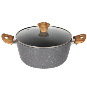 Juego de Utensilios de Cocina de Aluminio Forjado Clásico de 10 Piezas, Popular Cacerola y Sartén Antiadherentes de Mármol para Cocinar en Casa - Product Image 4