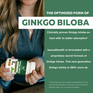 Grosir kapsul Ginkgo Biloba disesuaikan mendukung kesehatan otak kesehatan kardiovaskular jantung meningkatkan konsentrasi memori - Product Image 2