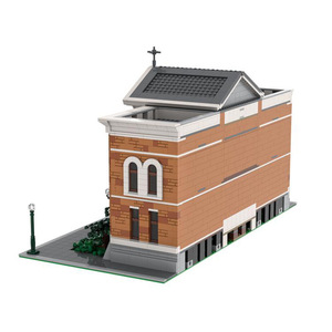 MOC-100578 modulare torna al futuro modello di torre dell'orologio mattoncini di assemblaggio giocattoli fatti da te blocchi di costruzione regali per bambini di Natale 3104 pz/set - Product Image 3