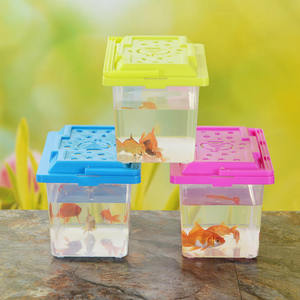 ตู้ปลาพลาสติกสำหรับเลี้ยงปลา แมลง สัตว์เลื้อยคลาน พร้อมหูหิ้ว - Product Image 6