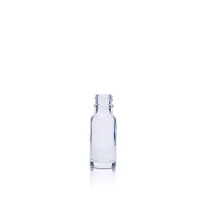 Advantrio Packaging 0.5oz Transparent Boston Round Glass Bottles