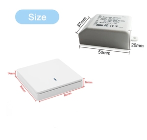 Qiachip Chất Lượng Cao Mini Chuyển Đổi Phổ AC 85-265V 1CH Tiếp Sức Không Dây Điều Khiển Từ Xa Receiver 433MHz KR8601-1w + kr2201e - Product Image 2