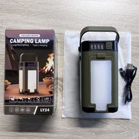 Lanterne de camping LED étanche haute puissance et lampe de tente avec batterie externe d'urgence USB et crochet de randonnée pour les aventures en plein air et l'escalade