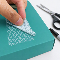 Étiquette holographique anti-contrefaçon personnalisée, autocollant de sécurité laser 3D avec logo pour l'emballage de flacons cosmétiques, échantillon gratuit