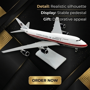 Modèle d'<span class=keywords><strong>avion</strong></span> en résine, ornement artisanal, personnalisable, cadeau d'affaires pour mariage, décoration - Product Image 5