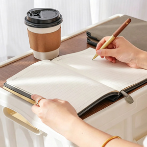 <span class=keywords><strong>Quaderno</strong></span> <span class=keywords><strong>A5</strong></span> Personalizzato all'Ingrosso con Copertina in Pelle Morbida Effetto Litchi, Carta Stampabile con Logo per Brand Online - Product Image 3