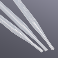 Pipette Pasteur de 10 ml stérile, emballée individuellement dans du papier et du plastique