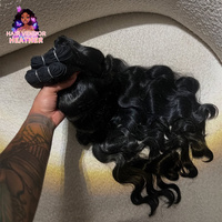 Натуральные индийские волосы Virgin Human Hair в пучках, необработанные, с эффектом Body Wave, оптом от поставщиков, от одного донора, с сохраненной кутикулой