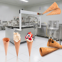 Machine à gaufres semi-automatique Gelgoog haute performance pour la fabrication de cornets de crème glacée