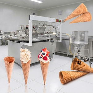 Gelgoog High Efficient Ice Cream <b>Cone</b> Biscuit Making Semi Automatic <b>Waffle</b> <b>Cone</b> Machine - Product Image 1