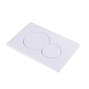High Quality Matt White Color Conceal Cistern Plates For Walls Tank Push Button Dual Flush Plate Toilet
