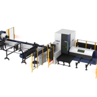Machine de découpe de tubes au laser à fibre CNC avancée avec une vitesse de coupe rapide pour les tuyaux en acier inoxydable carrés de 12 mm à 273 mm