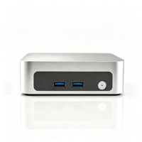 Mini PC Wildcat Lake Intel Core 3 304 con 12GB de RAM LPDDR5, SSD M.2 NVMe, LAN 2.5G, WiFi 6, Doble HDMI 4K, Windows 11