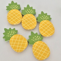 Bloc-notes Kawaii 3D en forme d'ananas aux fruits Mini mignon bloc-notes autocollant pour étudiants papier offset