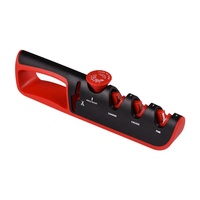 Aiguiseur de couteaux de cuisine multifonctionnel 4 en 1 Premium pour couteaux de cuisine en céramique et en acier, ciseaux, vente en gros