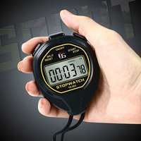 Stopwatch Digital tahan air, Timer kompetisi profesional Stopwatch elektronik sederhana tampilan besar
