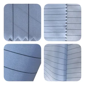 Pa31/rooso Nhà cung cấp Trung Quốc ESD vải Poly Carbon sợi chất liệu ESD chống tĩnh điện vải cho phòng sạch