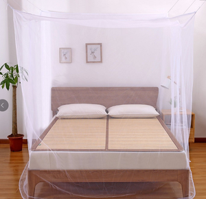 Giá rẻ polyester chống sốt rét lâu dài côn trùng điều trị lớn gấp muỗi <span class=keywords><strong>Net</strong></span> cho giường đôi cho mùa hè Thiền - Product Image 5